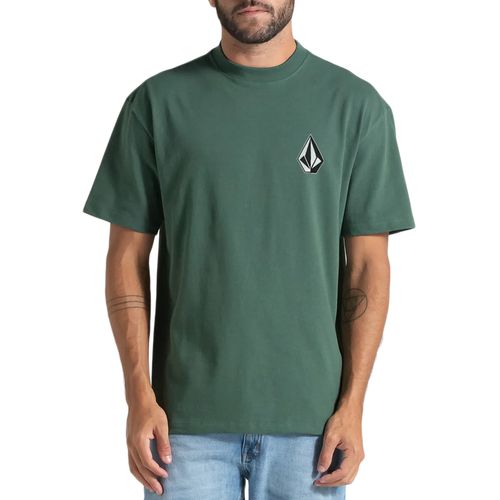Camiseta Masculina Volcom Iconic WT25 VERDE-VLTS010442-  -1-